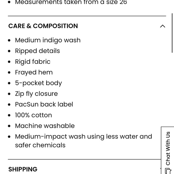 PacSun Light Blue Distressed Jean Shorts - Picture 9 of 13